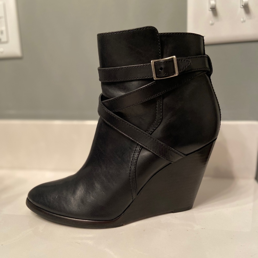 Frye wedge boots
